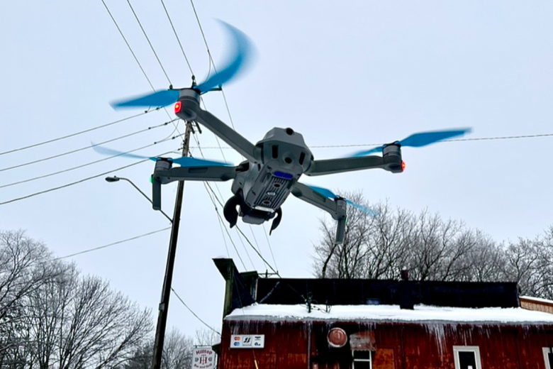 Winter Drone Videography